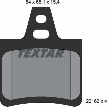 Textar 2016203 - Тормозные колодки, дисковые, комплект autospares.lv