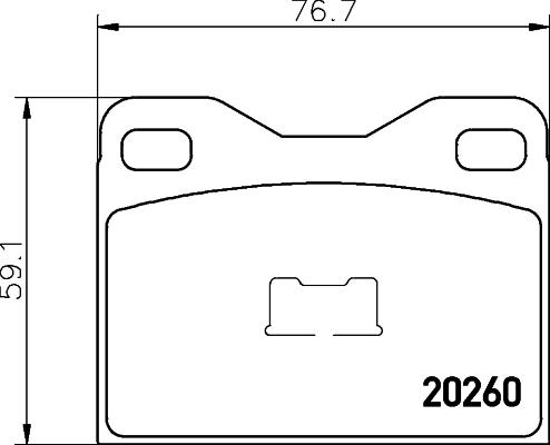 Textar 2026002 - Тормозные колодки, дисковые, комплект autospares.lv