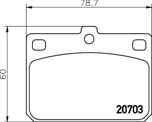 Textar 2070302 - Тормозные колодки, дисковые, комплект autospares.lv