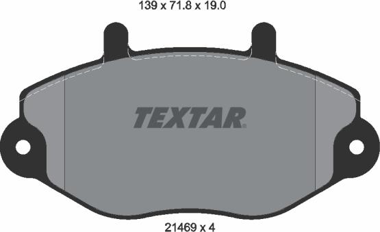 Textar 89002600 - Дисковый тормозной механизм, комплект autospares.lv