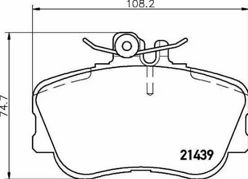 Textar 2143906 - Тормозные колодки, дисковые, комплект autospares.lv