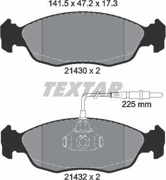 Textar 89010800 - Дисковый тормозной механизм, комплект autospares.lv