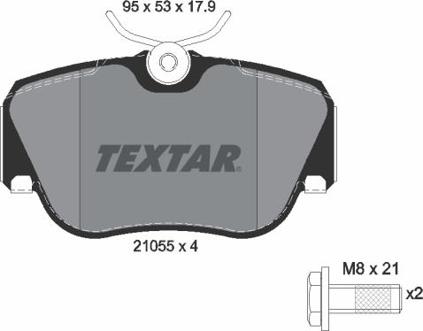 Textar 89010100 - Дисковый тормозной механизм, комплект autospares.lv