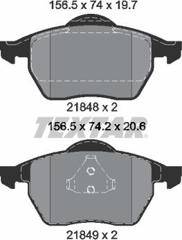 Textar 89003800 - Дисковый тормозной механизм, комплект autospares.lv