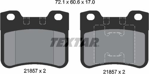 Textar 89012100 - Дисковый тормозной механизм, комплект autospares.lv