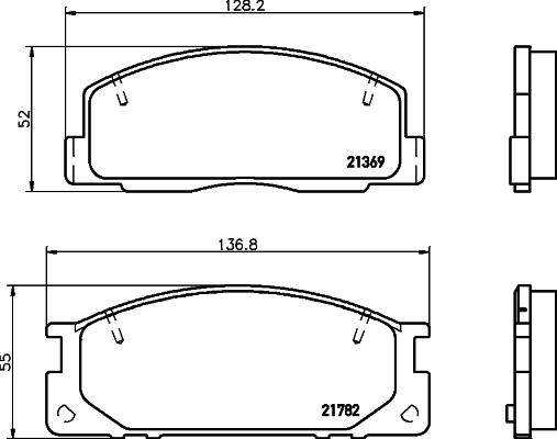 Textar 2136901 - Тормозные колодки, дисковые, комплект autospares.lv