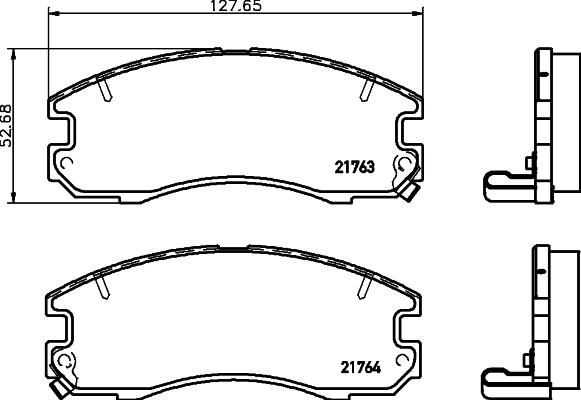 Textar 2176301 - Тормозные колодки, дисковые, комплект autospares.lv