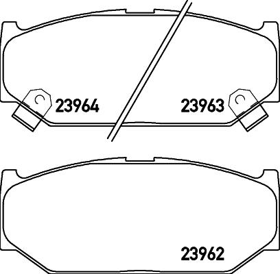 Textar 2396301 - Тормозные колодки, дисковые, комплект autospares.lv