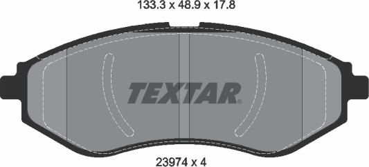 Textar 89017200 - Дисковый тормозной механизм, комплект autospares.lv