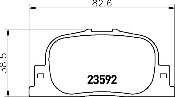 Textar 2359204 - Тормозные колодки, дисковые, комплект autospares.lv