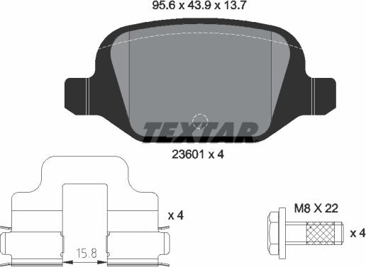 Pex 7641 - Тормозные колодки, дисковые, комплект autospares.lv