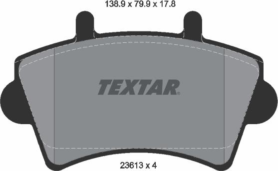 Textar 89007800 - Дисковый тормозной механизм, комплект autospares.lv