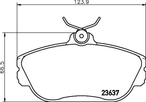 Textar 2363701 - Тормозные колодки, дисковые, комплект autospares.lv