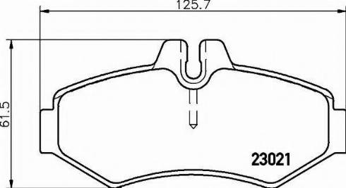 Textar 2302170 - Тормозные колодки, дисковые, комплект autospares.lv