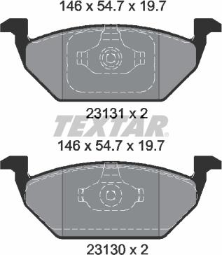 Textar 89013400 - Дисковый тормозной механизм, комплект autospares.lv