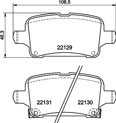 Textar 2212905 - Тормозные колодки, дисковые, комплект autospares.lv