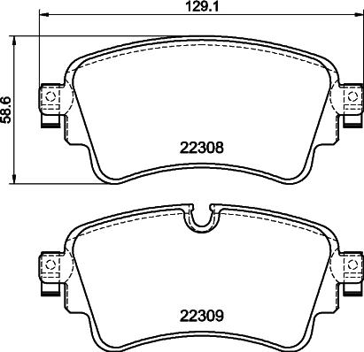 Textar 2230804 - Тормозные колодки, дисковые, комплект autospares.lv