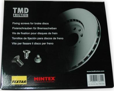 Textar TPM1000 - Набор, болты autospares.lv