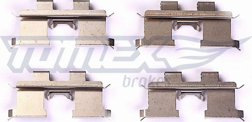 TOMEX brakes TX 44-46 - Комплектующие для колодок дискового тормоза autospares.lv