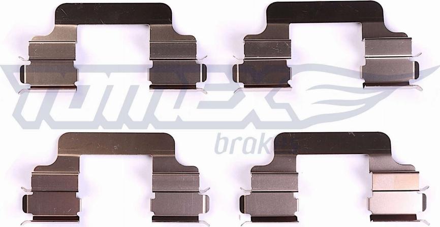 TOMEX brakes TX 44-50 - Комплектующие для колодок дискового тормоза autospares.lv