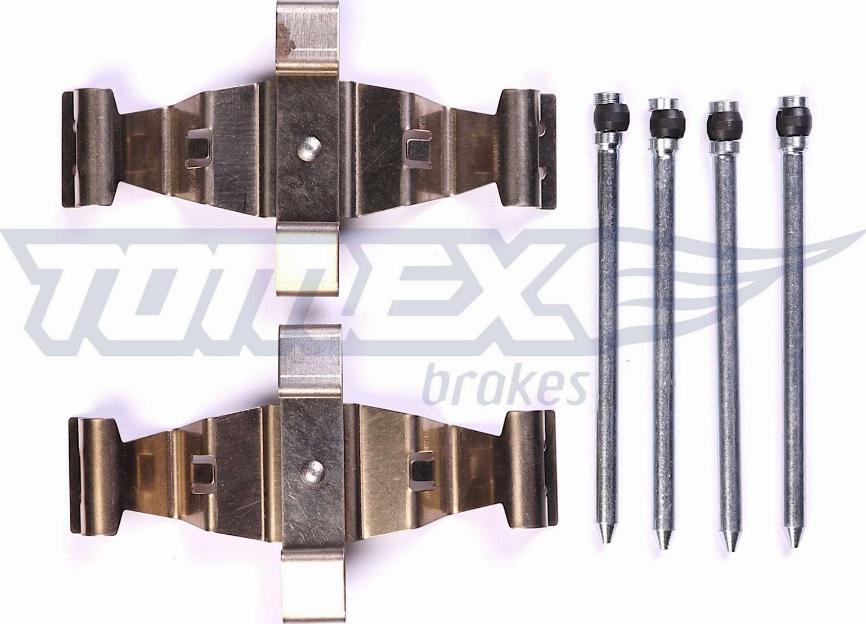 TOMEX brakes TX 44-51 - Комплектующие для колодок дискового тормоза autospares.lv