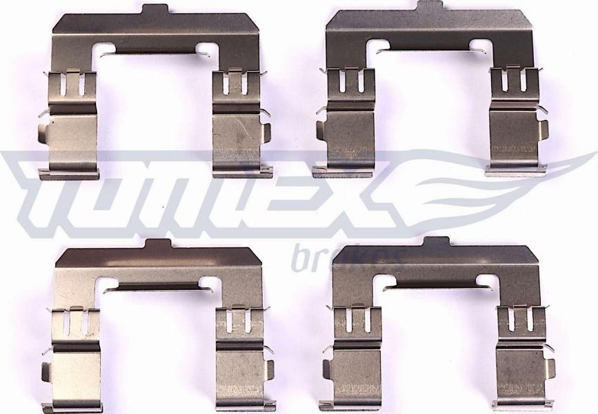 TOMEX brakes TX 44-58 - Комплектующие для колодок дискового тормоза autospares.lv