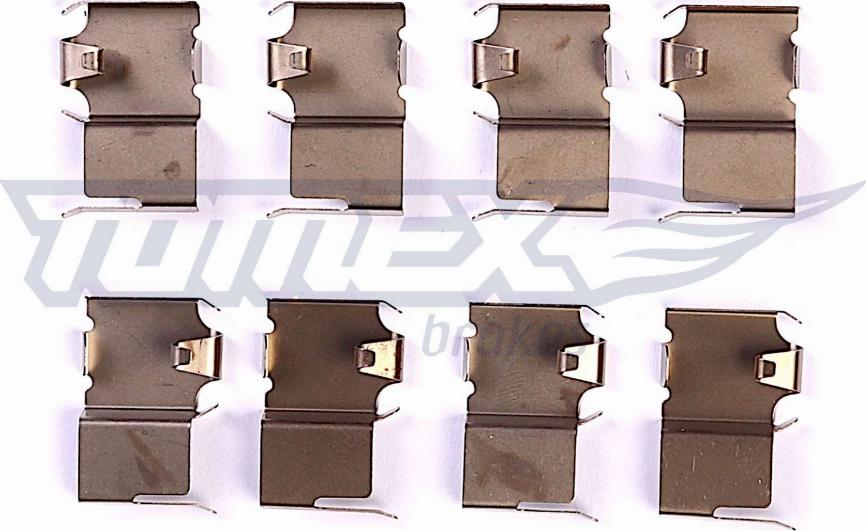 TOMEX brakes TX 44-61 - Комплектующие для колодок дискового тормоза autospares.lv