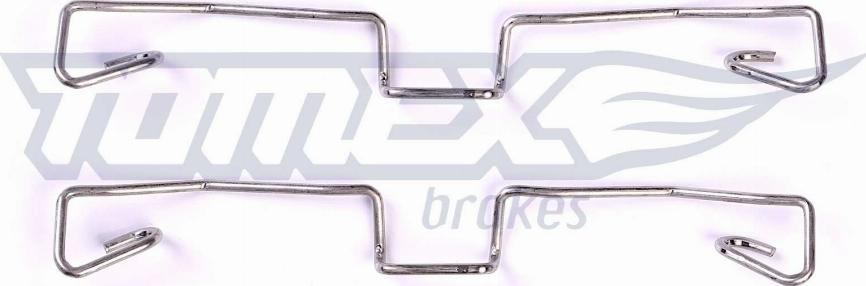 TOMEX brakes TX 44-02 - Комплектующие для колодок дискового тормоза autospares.lv