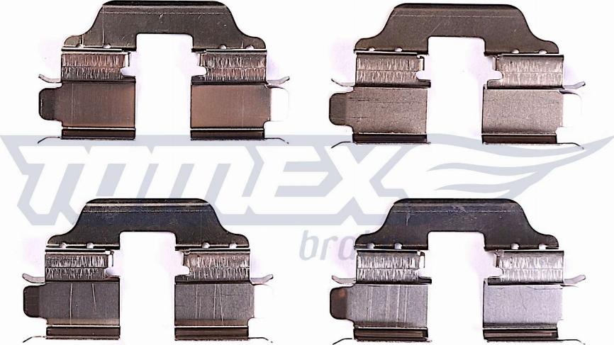 TOMEX brakes TX 44-79 - Комплектующие для колодок дискового тормоза autospares.lv