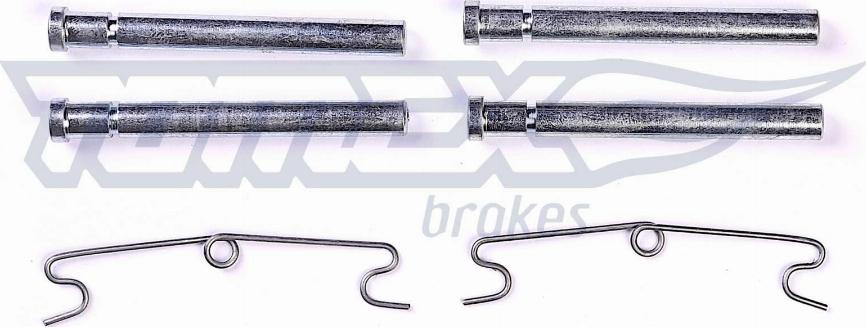 TOMEX brakes TX 44-74 - Комплектующие для колодок дискового тормоза autospares.lv
