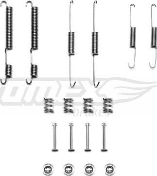 TOMEX brakes TX 40-45 - Комплектующие, барабанный тормозной механизм autospares.lv