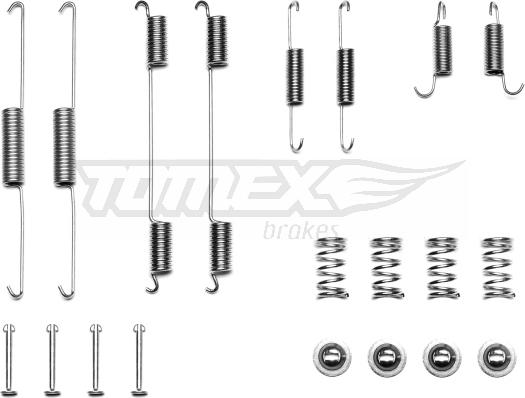 TOMEX brakes TX 41-79 - Комплектующие, барабанный тормозной механизм autospares.lv