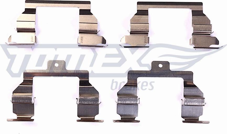 TOMEX brakes TX 43-92 - Комплектующие для колодок дискового тормоза autospares.lv