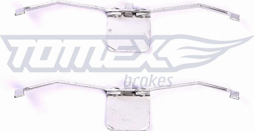 TOMEX brakes TX 43-40 - Комплектующие для колодок дискового тормоза autospares.lv