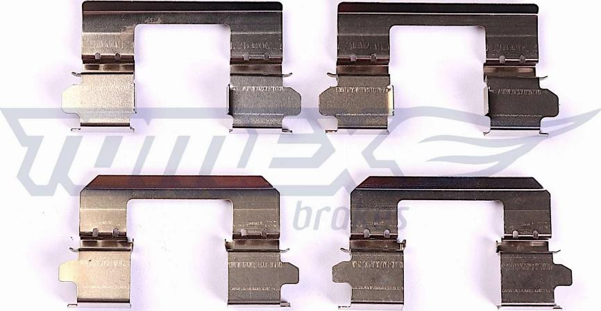 TOMEX brakes TX 43-48 - Комплектующие для колодок дискового тормоза autospares.lv