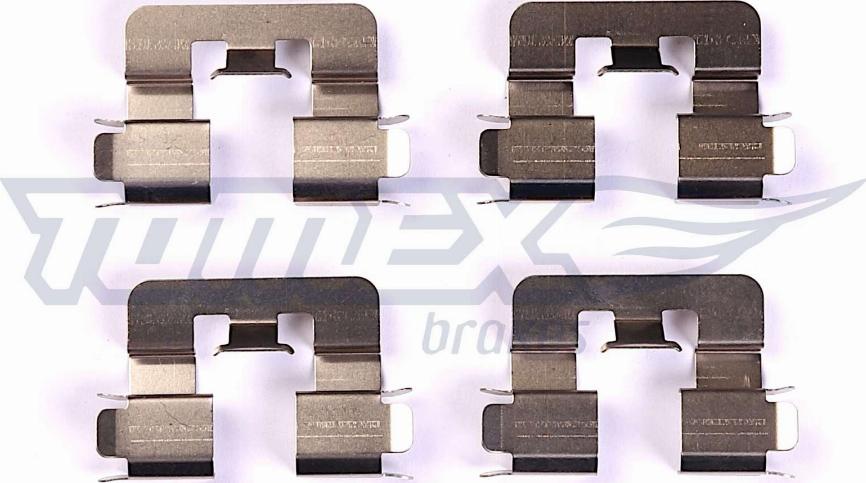 TOMEX brakes TX 43-54 - Комплектующие для колодок дискового тормоза autospares.lv