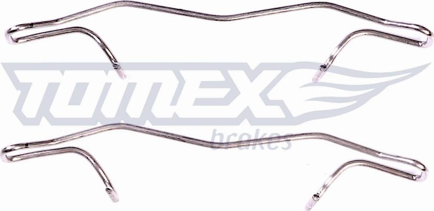 TOMEX brakes TX 43-00 - Комплектующие для колодок дискового тормоза autospares.lv