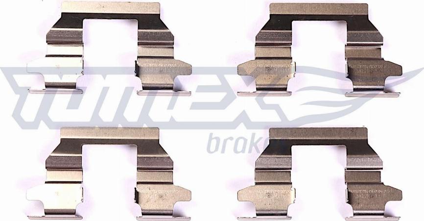 TOMEX brakes TX 43-85 - Комплектующие для колодок дискового тормоза autospares.lv