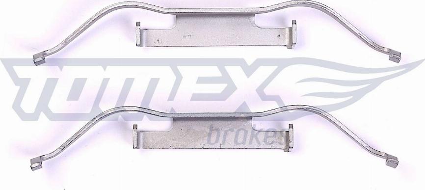 TOMEX brakes TX 43-88 - Комплектующие для колодок дискового тормоза autospares.lv