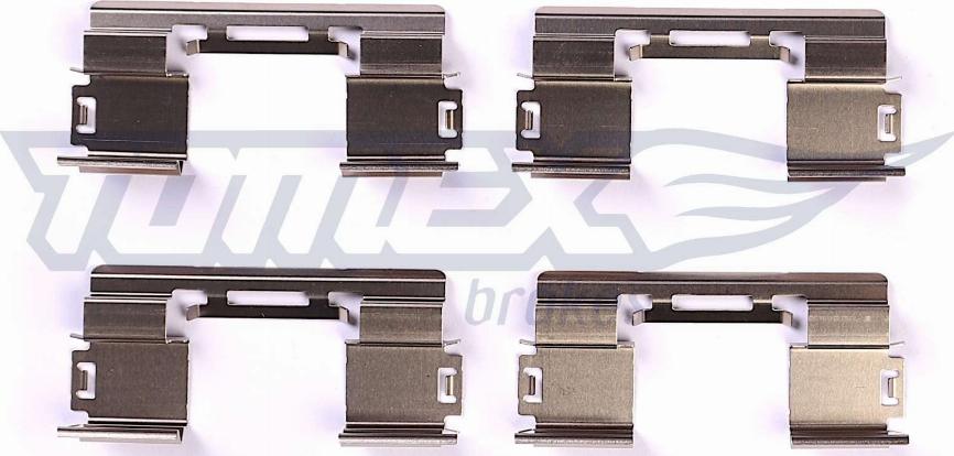 TOMEX brakes TX 43-35 - Комплектующие для колодок дискового тормоза autospares.lv