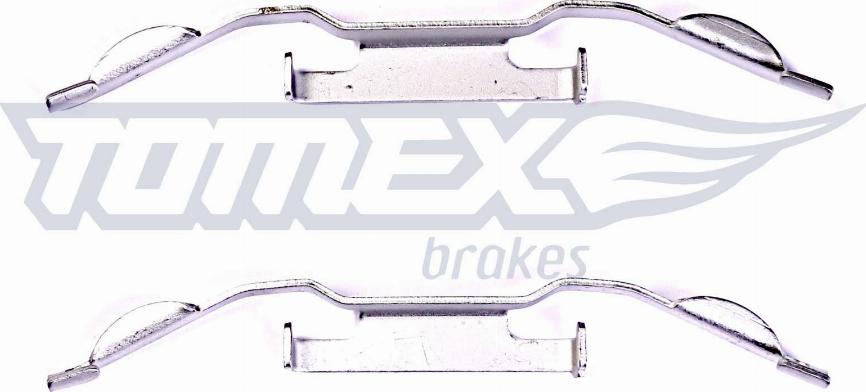 TOMEX brakes TX 43-31 - Комплектующие для колодок дискового тормоза autospares.lv