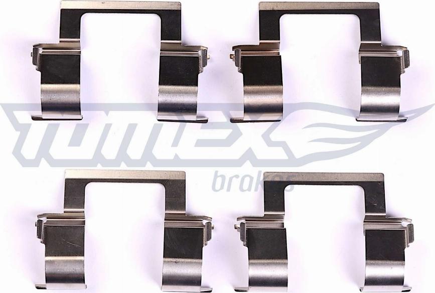 TOMEX brakes TX 43-75 - Комплектующие для колодок дискового тормоза autospares.lv