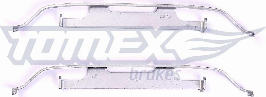 TOMEX brakes TX 43-70 - Комплектующие для колодок дискового тормоза autospares.lv