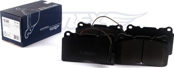 TOMEX brakes TX 15-88 - Тормозные колодки, дисковые, комплект autospares.lv
