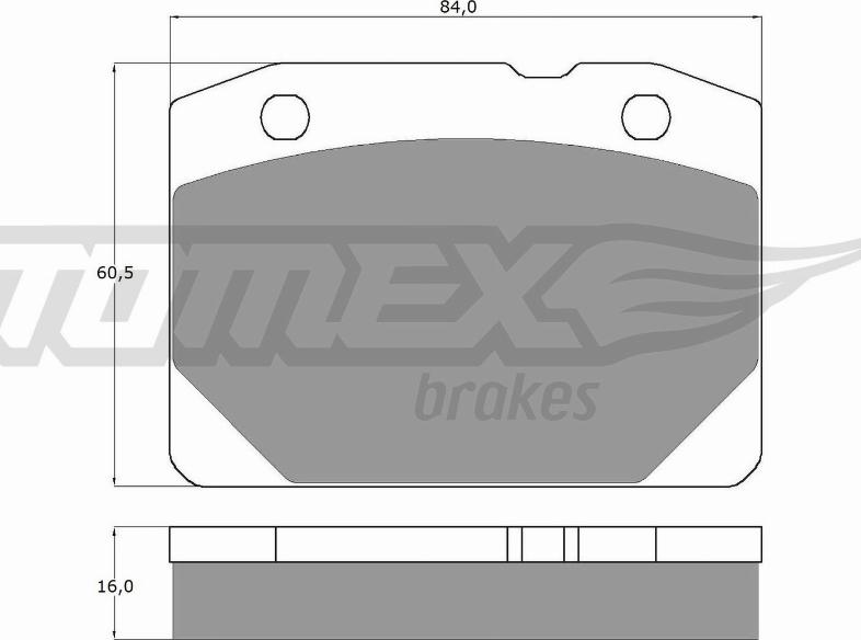 TOMEX brakes TX 10-31 - Тормозные колодки, дисковые, комплект autospares.lv