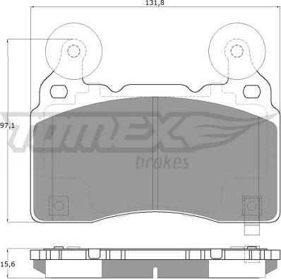 TOMEX brakes TX 18-89 - Тормозные колодки, дисковые, комплект autospares.lv