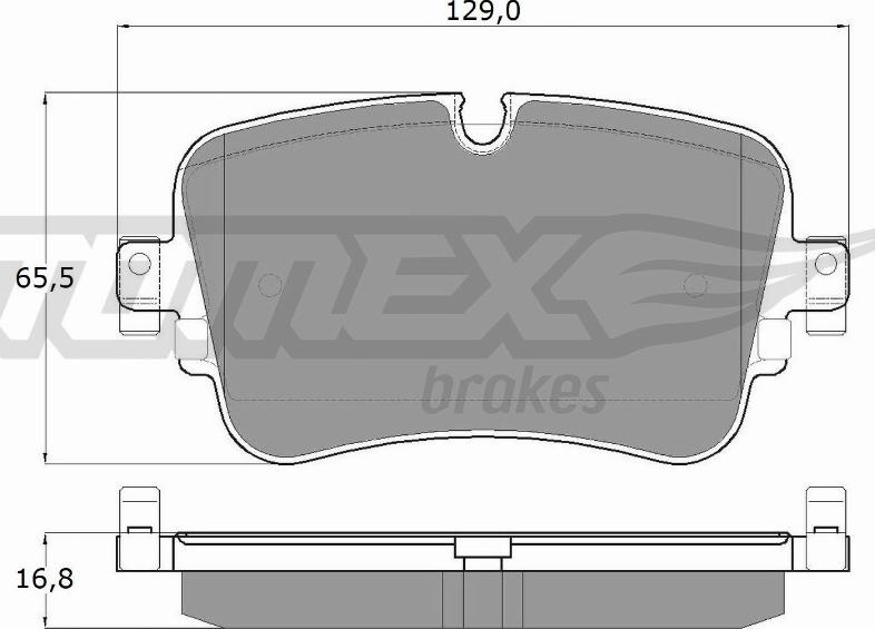 TOMEX brakes TX 18-24 - Тормозные колодки, дисковые, комплект autospares.lv