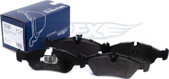 TOMEX brakes TX 12-32 - Тормозные колодки, дисковые, комплект autospares.lv