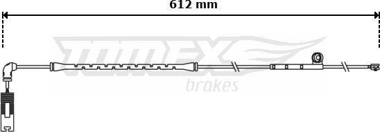 TOMEX brakes TX 30-90 - Сигнализатор, износ тормозных колодок autospares.lv