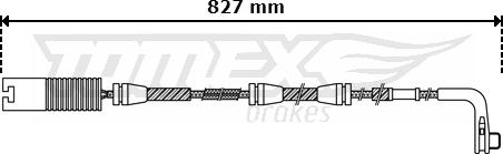 TOMEX brakes TX 30-50 - Сигнализатор, износ тормозных колодок autospares.lv